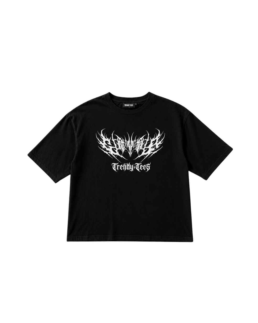 Trendy Tees Inferno Logo Oversized Boxy Fit T-Shirt