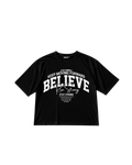 Believe Rise Strong Oversized Boxy Fit T-Shirt