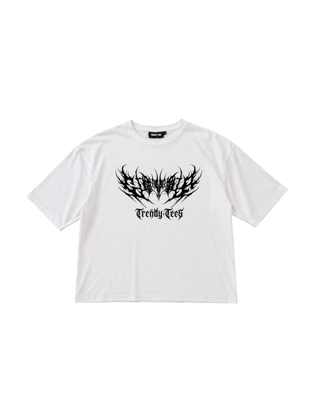 Trendy Tees Inferno Logo Oversized Boxy Fit T-Shirt
