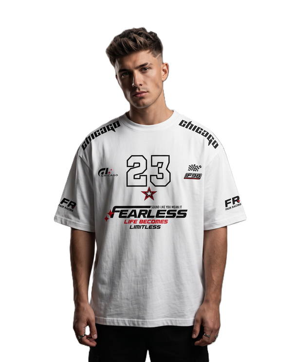 Fearless 23 Racing Oversized Boxy Fit T-Shirt