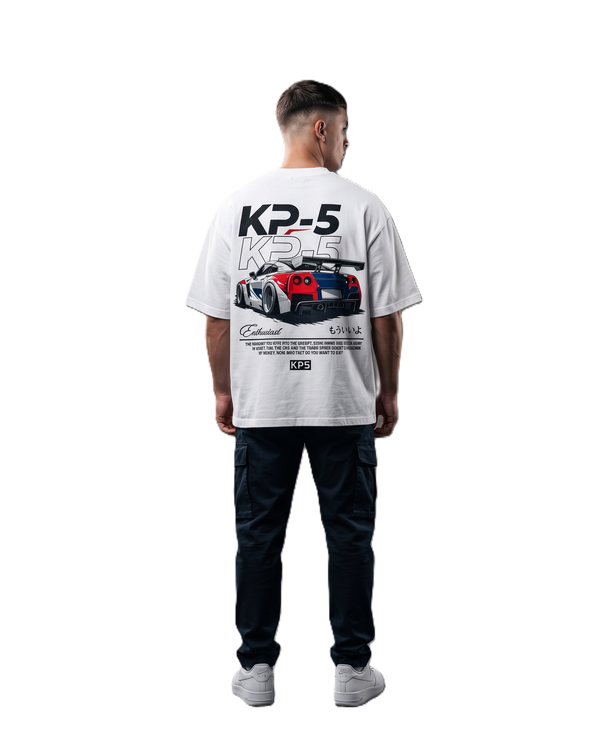 KP5 Performance Racing Oversized Boxy Fit T-Shirt
