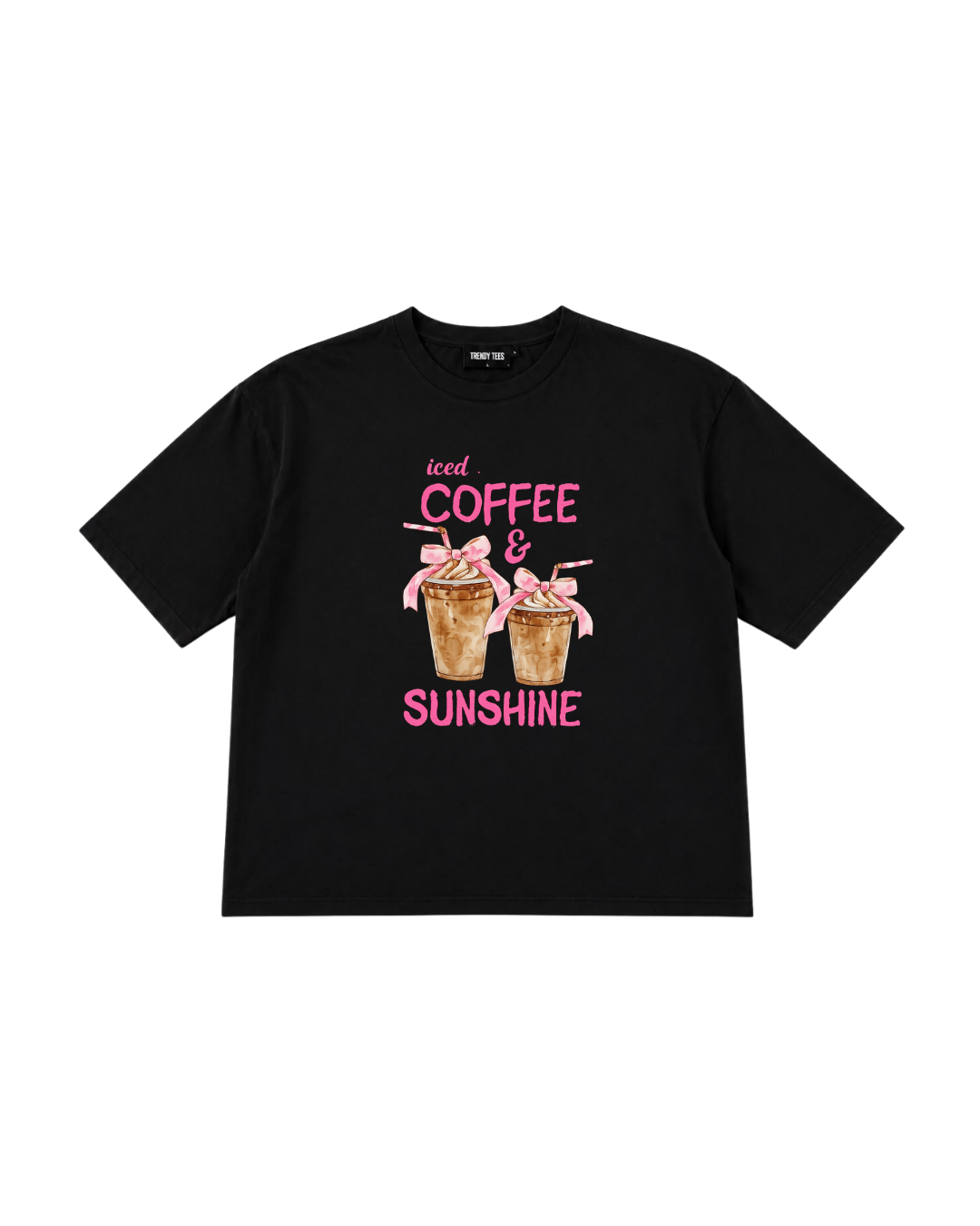 Iced Coffee & Sunshine Oversized Boxy Fit T-Shirt